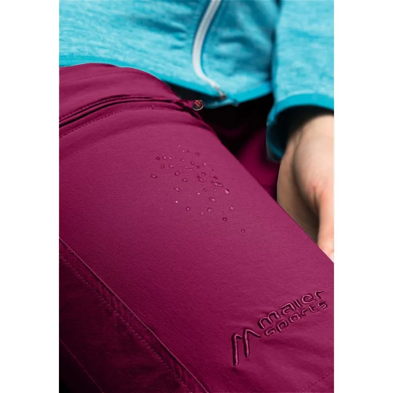 Pantaloni da trekking da donna MAIER SPORTS Lulaka (vino ciliegia)