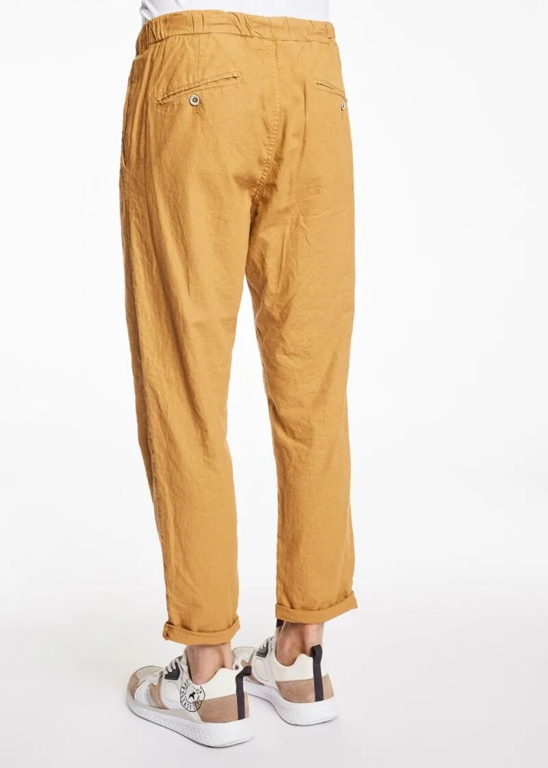 Pantaloni in misto lino
