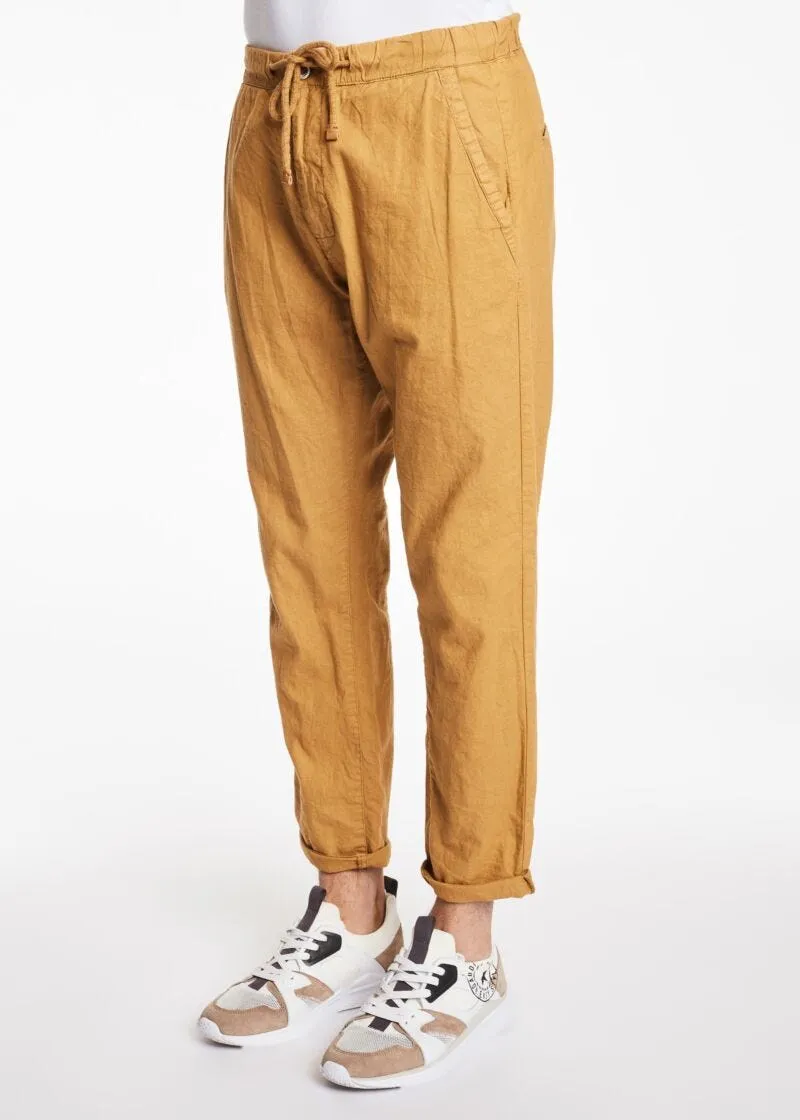 Pantaloni in misto lino