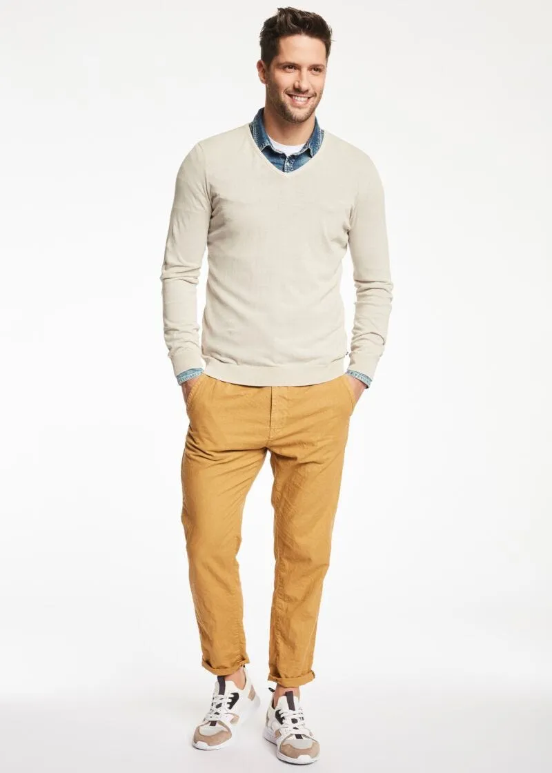 Pantaloni in misto lino