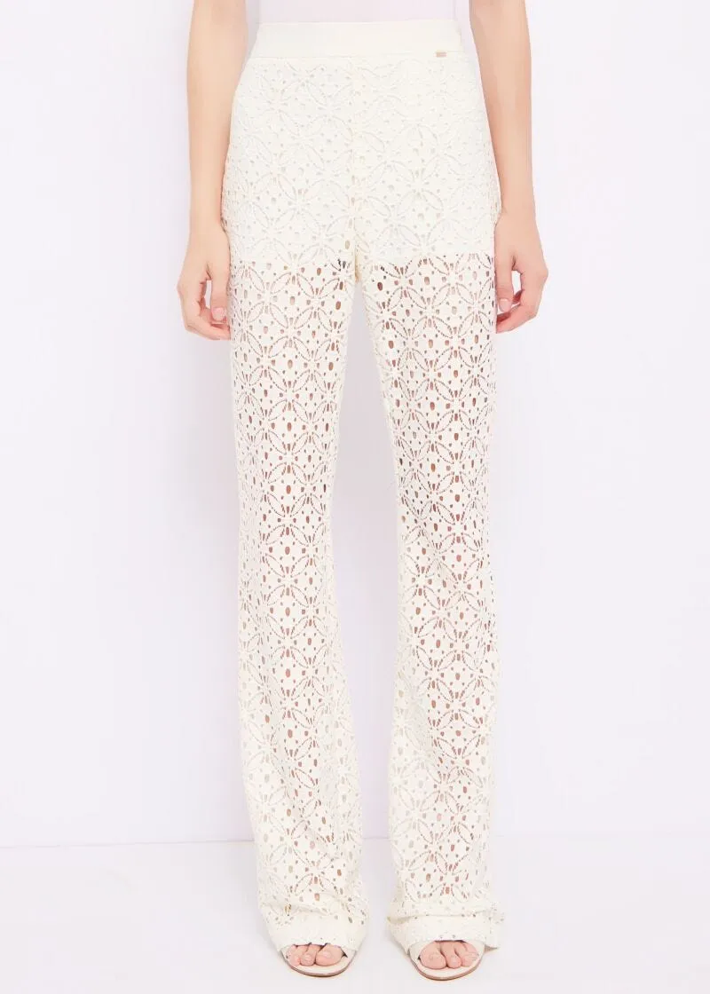 Pantaloni in pizzo