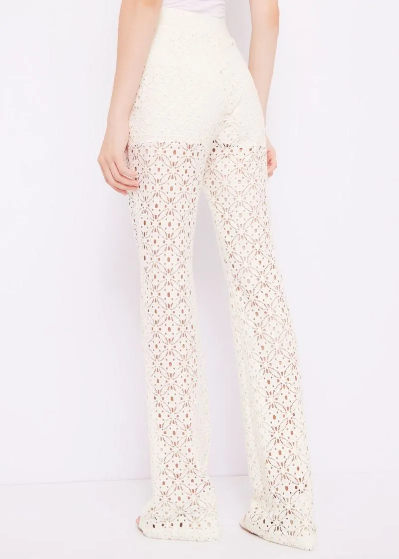 Pantaloni in pizzo