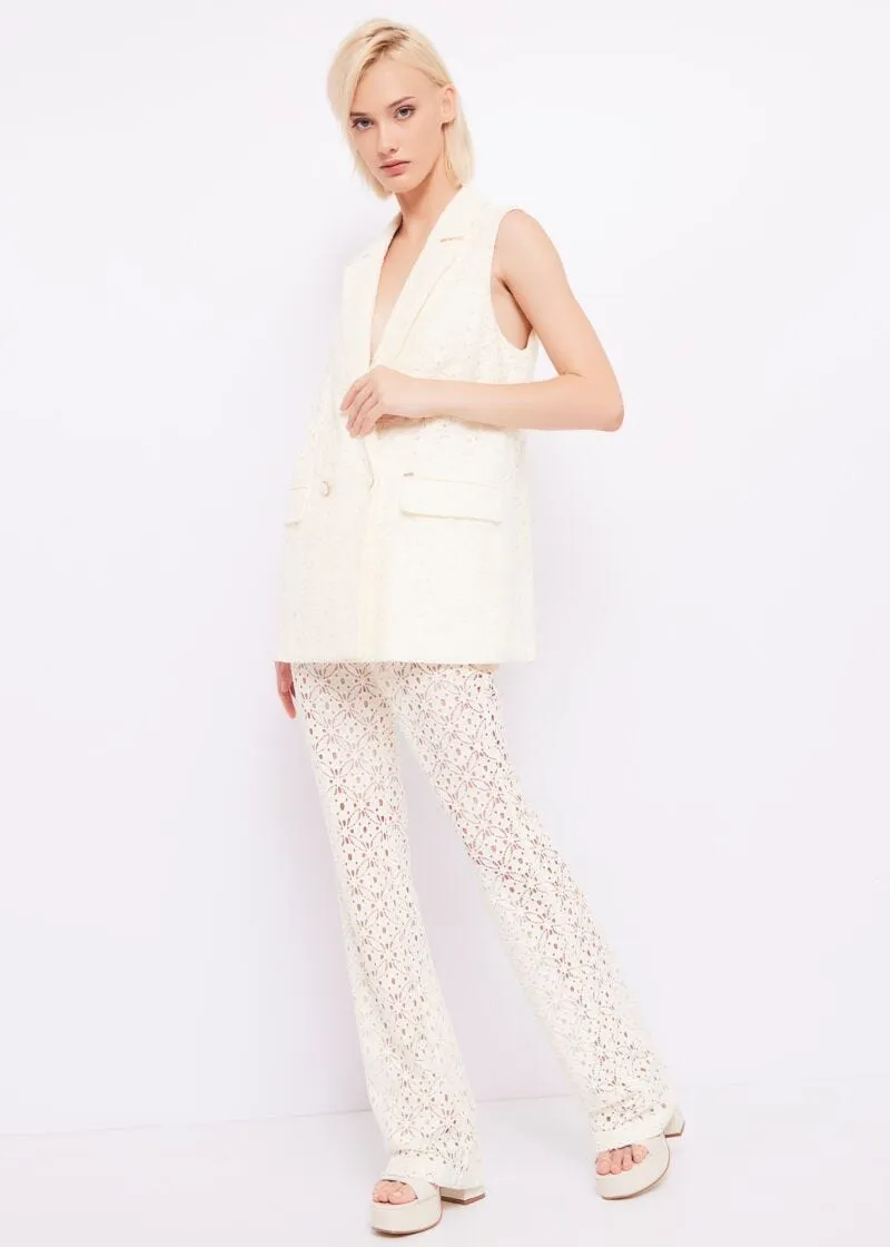 Pantaloni in pizzo