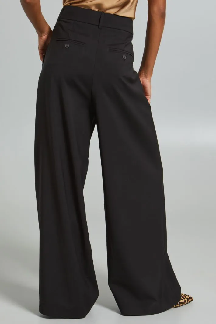 Pantaloni in tela di lana