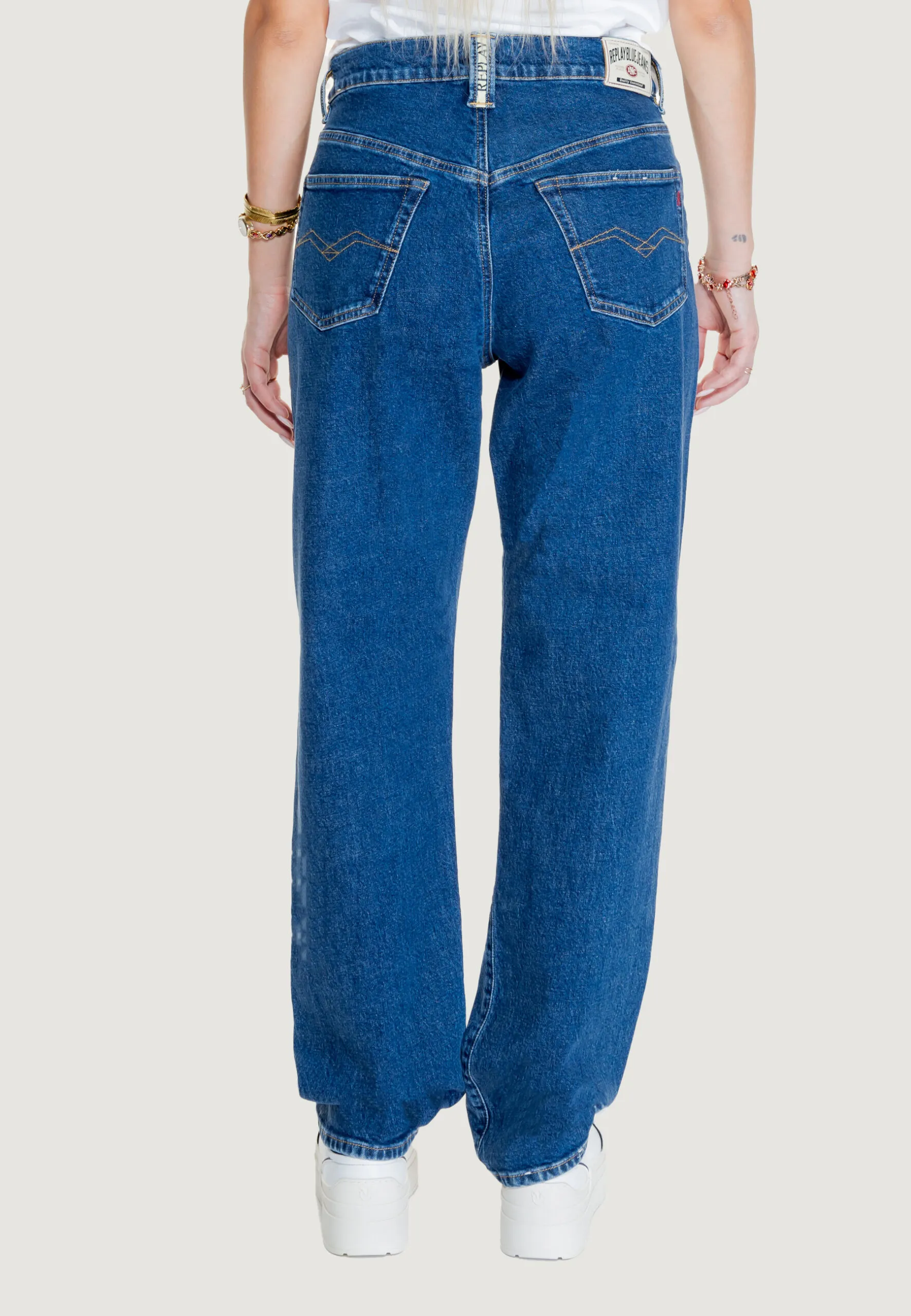 Pantaloni regular Replay 13 OZ Blue Denim Scuro