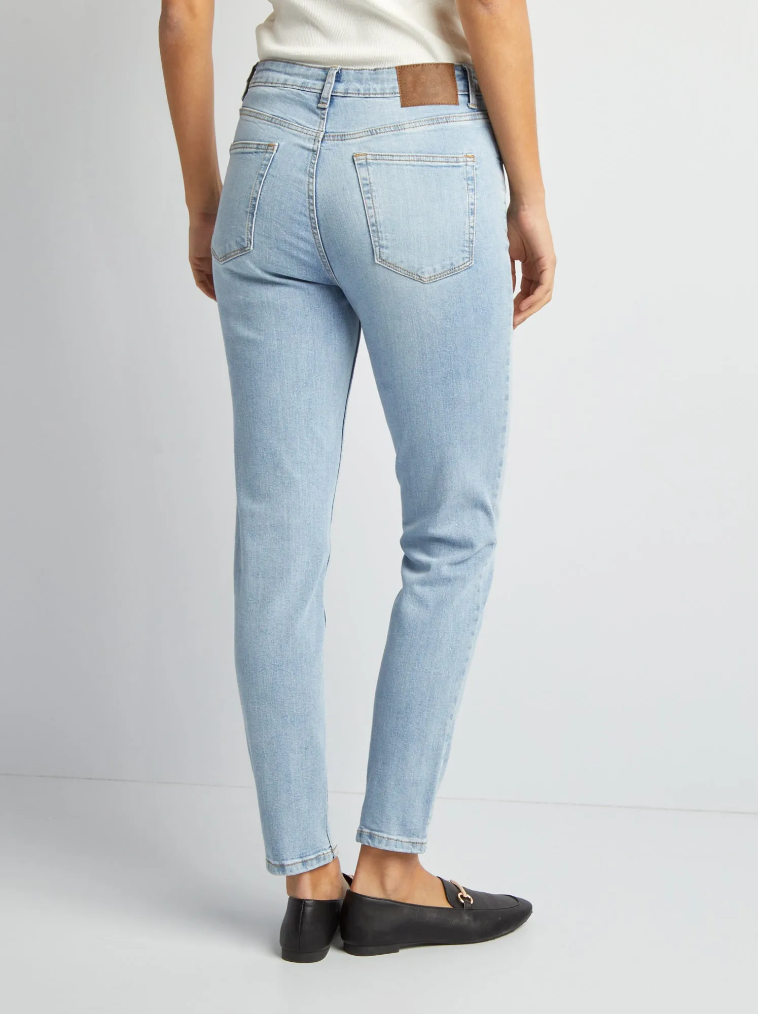 Pantaloni slim in denim 30L - blu