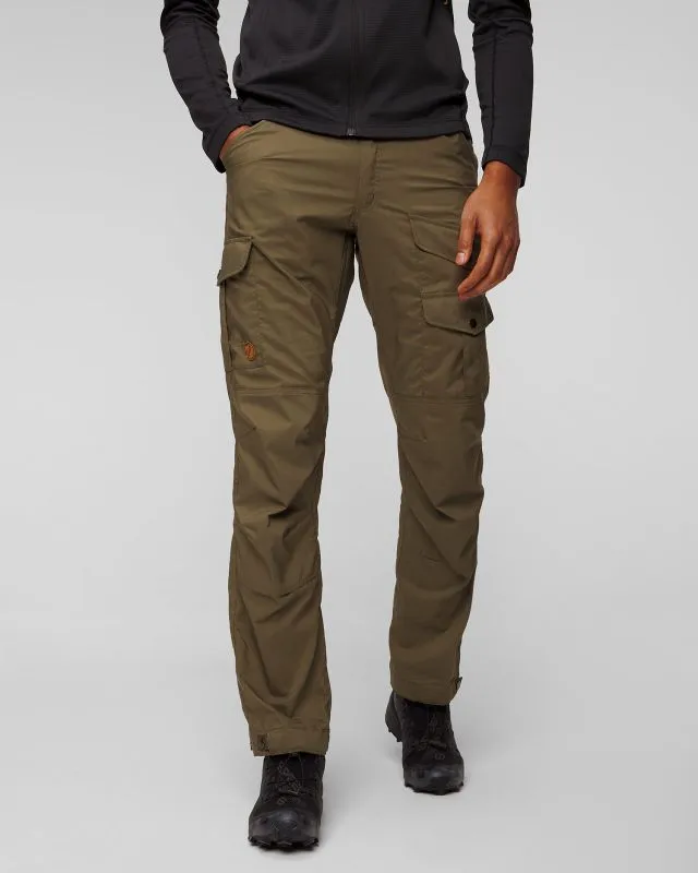 Pantaloni verdi da trekking da uomo Fjallraven Vidda Pro Lite Trousers M