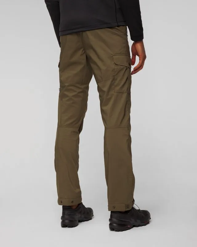 Pantaloni verdi da trekking da uomo Fjallraven Vidda Pro Lite Trousers M