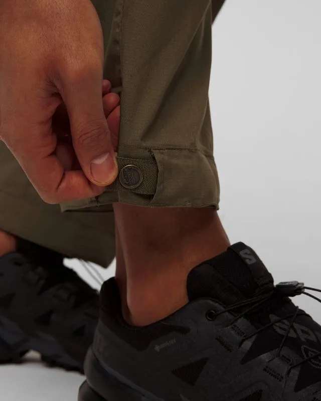 Pantaloni verdi da trekking da uomo Fjallraven Vidda Pro Lite Trousers M