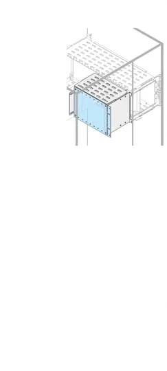 Piastra ABB PCVS per Schede modulari - System Pro E Power, 442.1 x 490 x 15mm