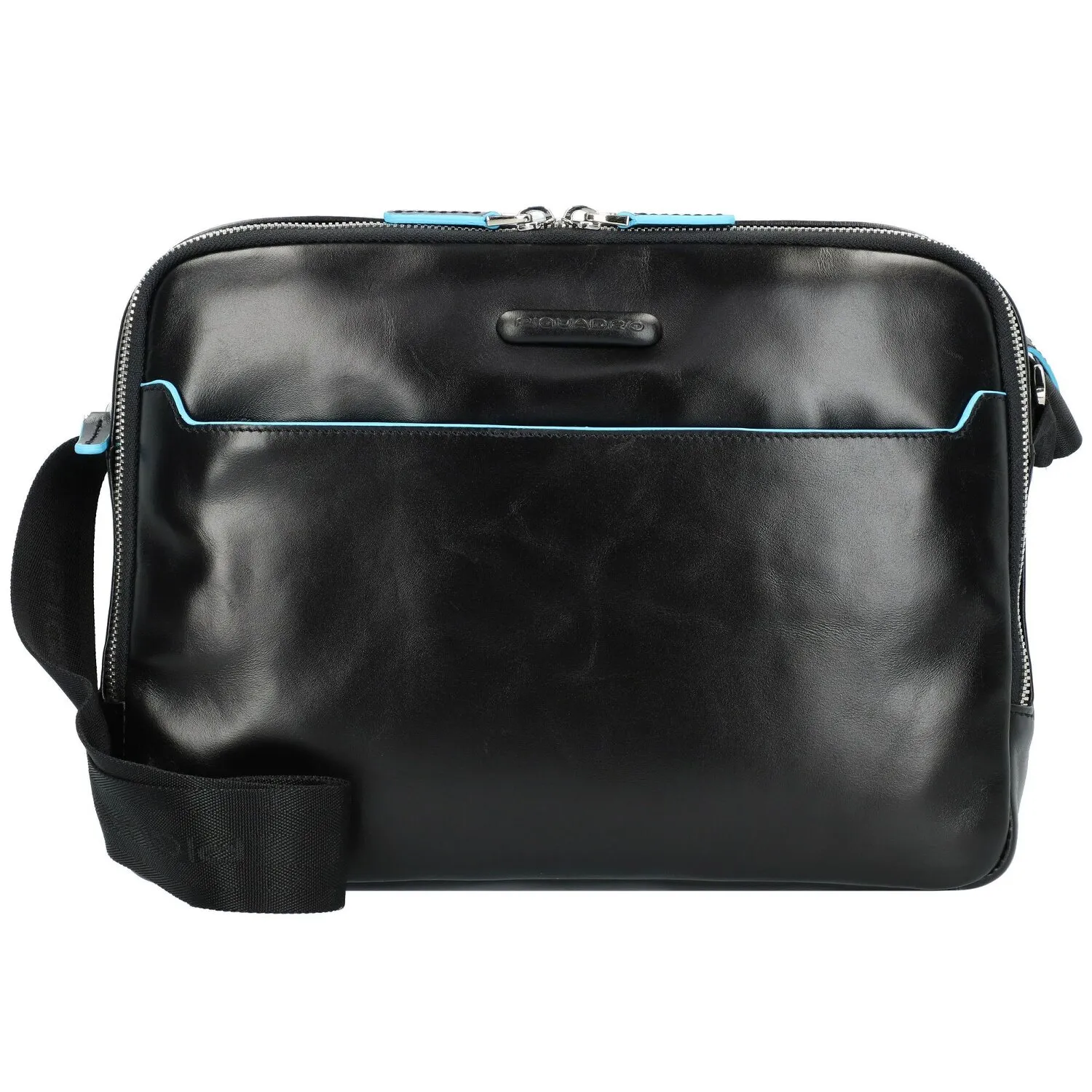 Piquadro Cartella quadrata blu 22 cm