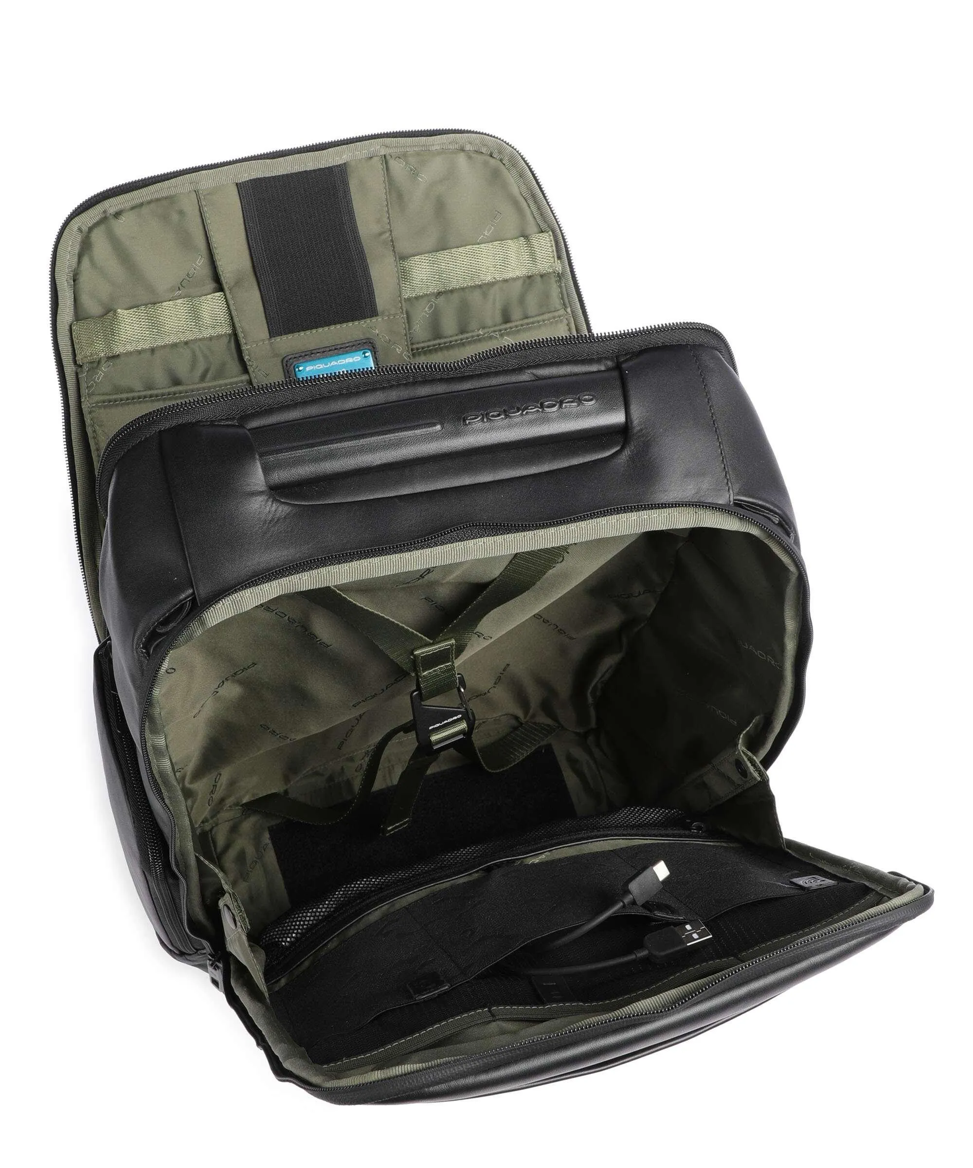  Piquadro FXP Zaino 15″ pelle bovina nero  