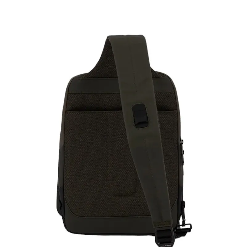 Piquadro Monospalla con Tasca Impermeabile Hìdor