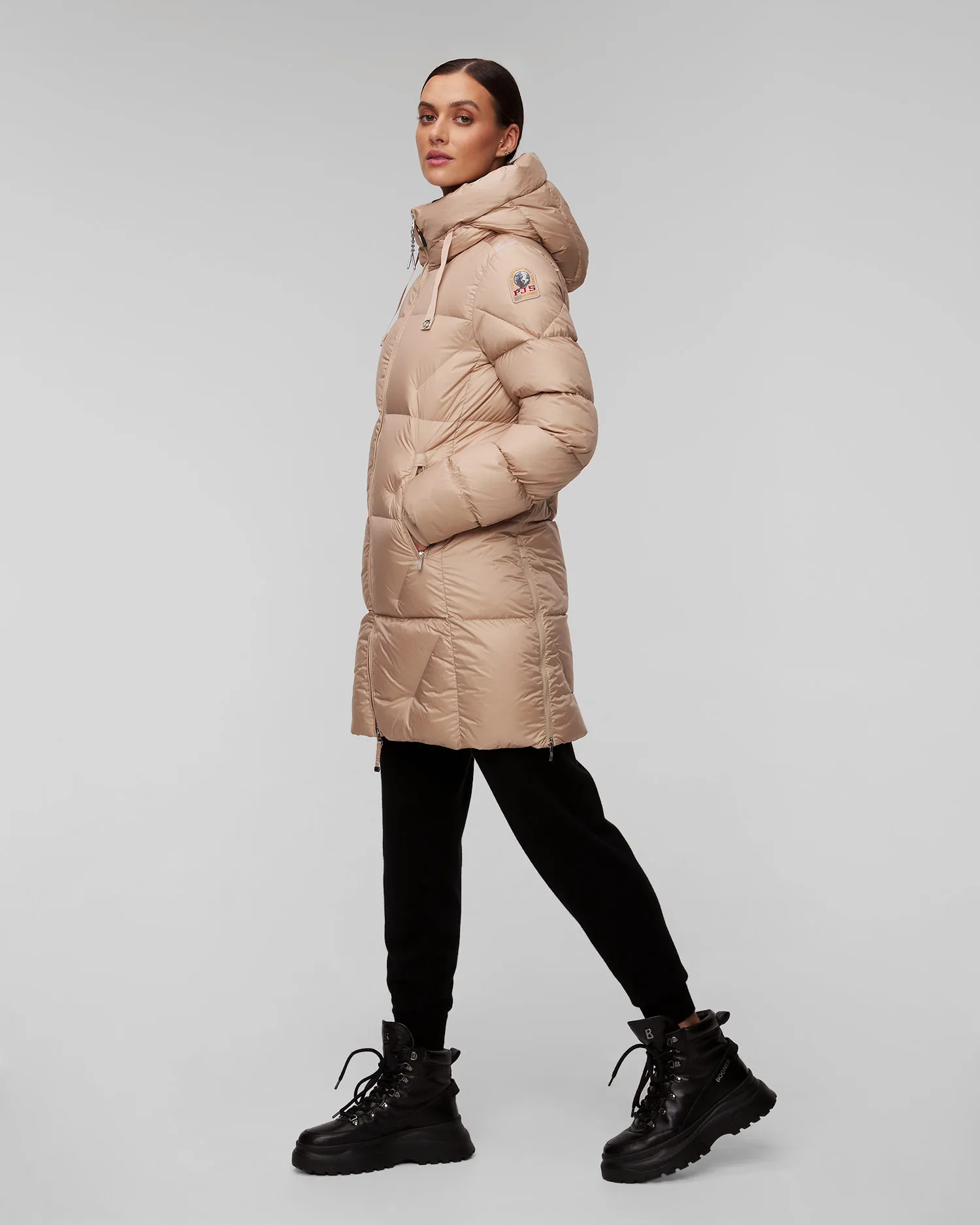 Piumino beige da donna Parajumpers Janet 24WMPWPUHY33-253