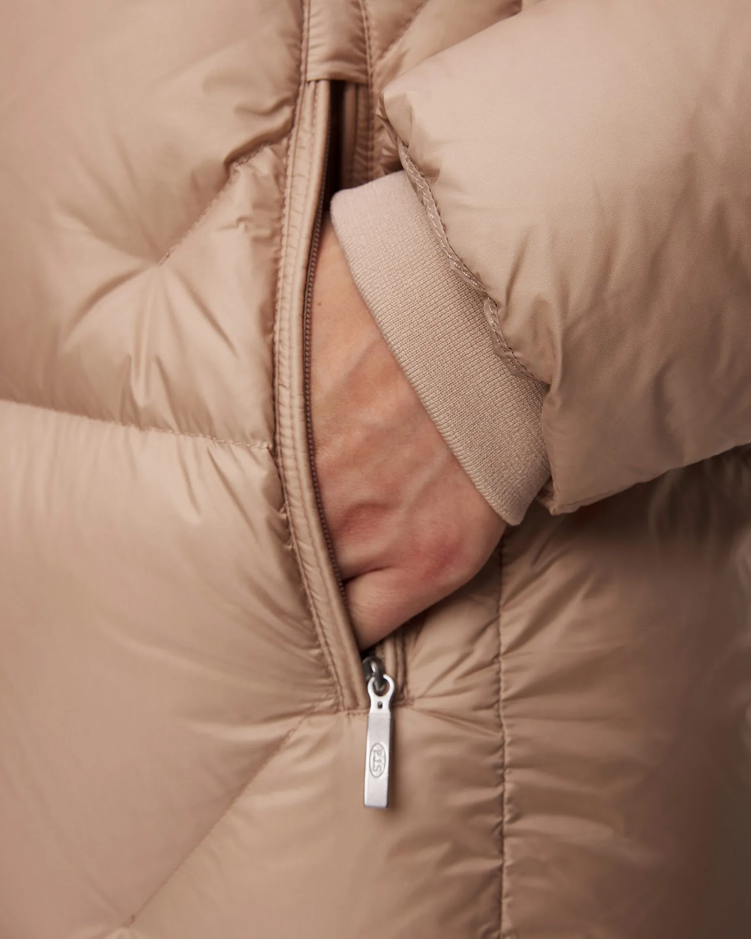 Piumino beige da donna Parajumpers Janet 24WMPWPUHY33-253