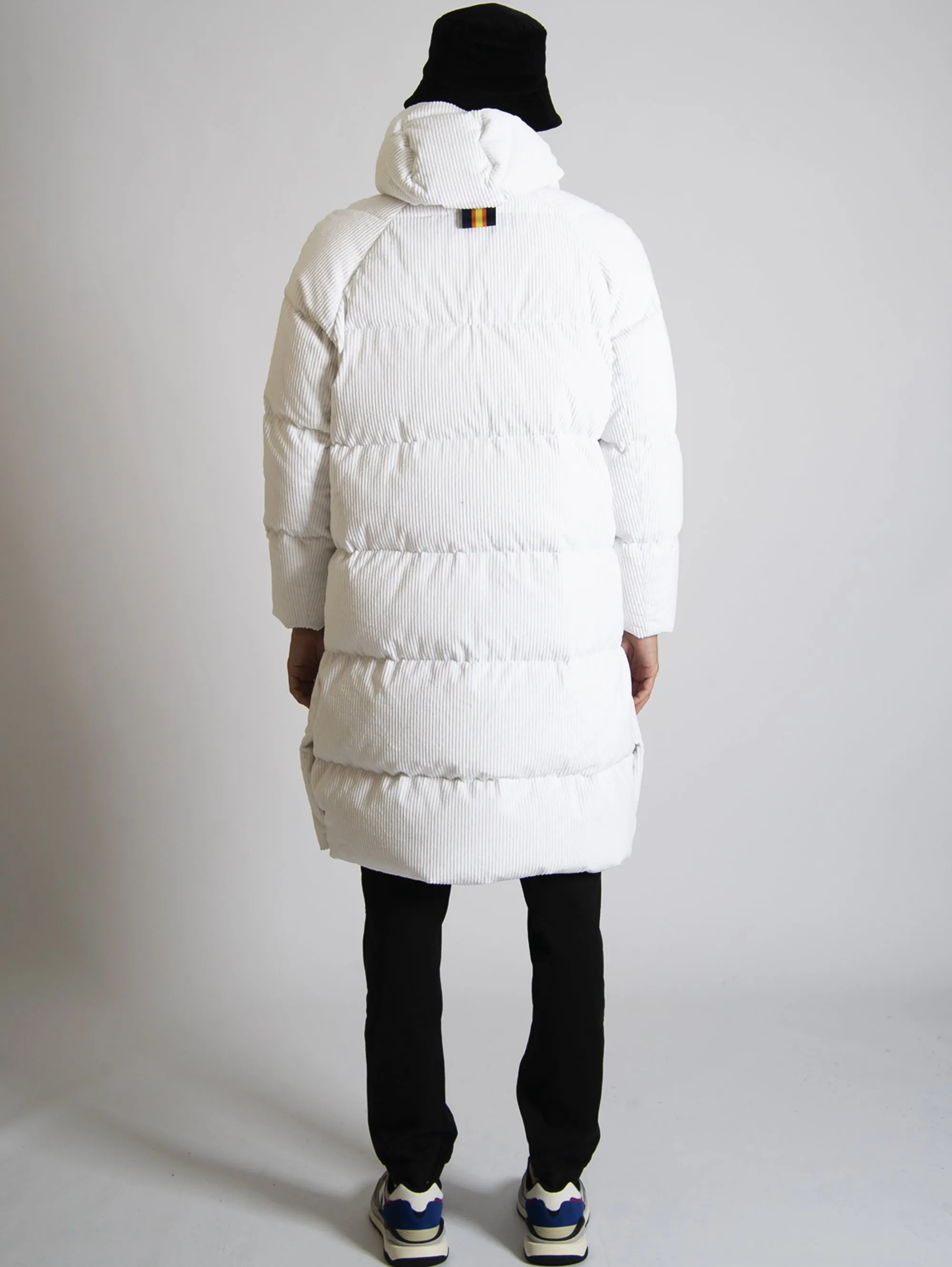 Piumino in Velluto Bianco
