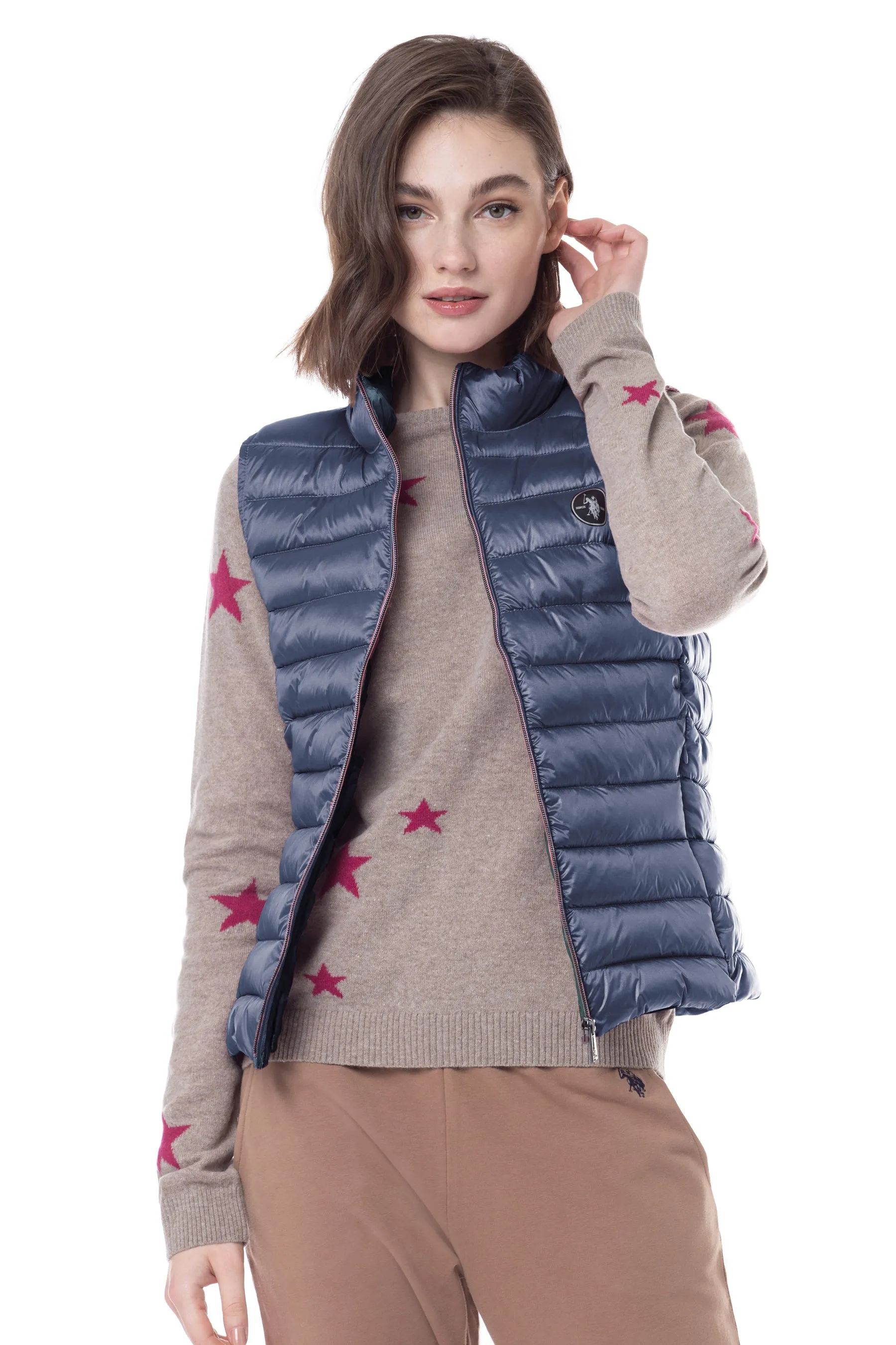 Piumino smanicato da donna U.S. Polo Assn.