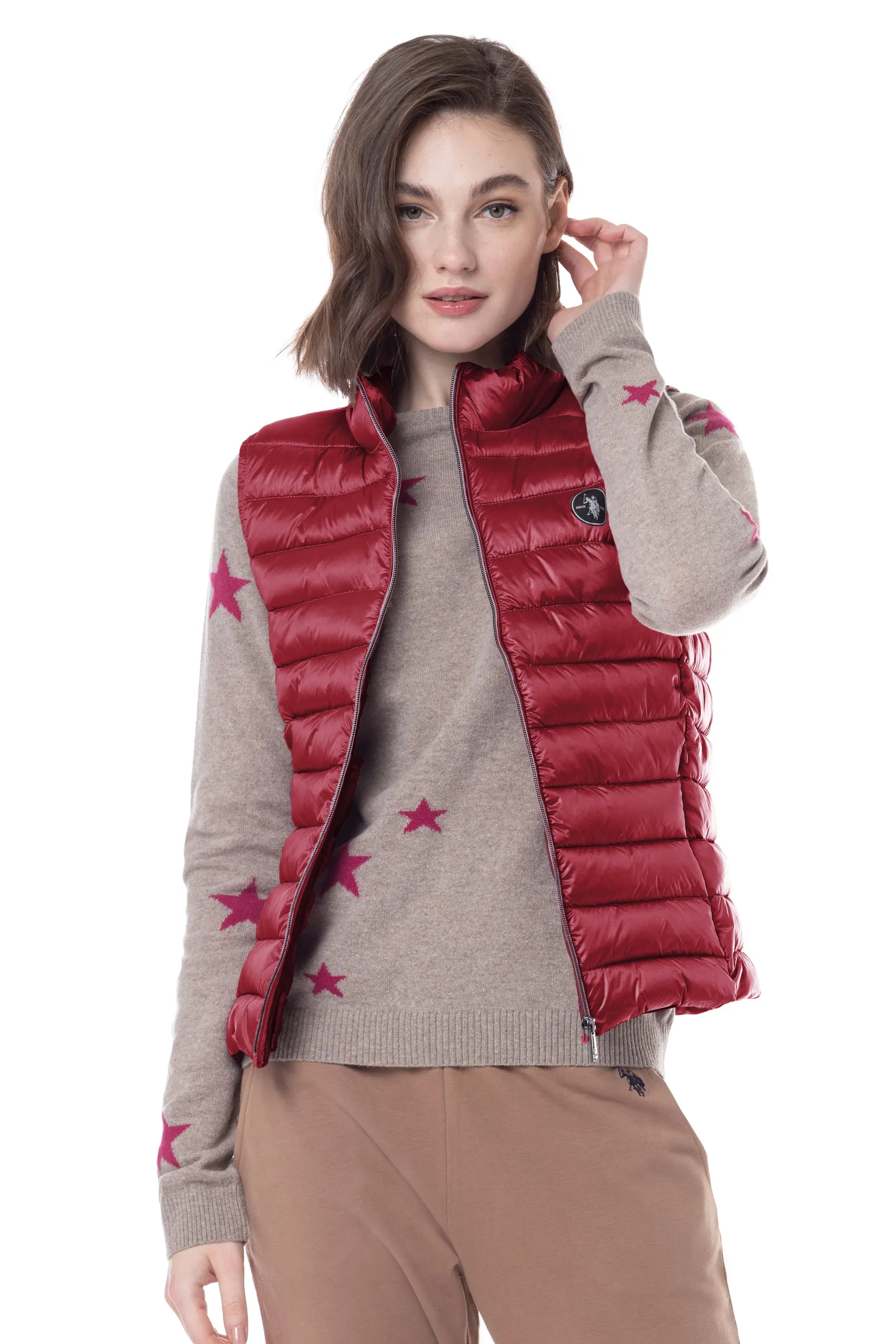 Piumino smanicato da donna U.S. Polo Assn.