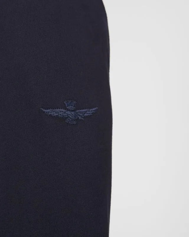 Polo a maniche lunghe da uomo Aeronautica Militare Blu
