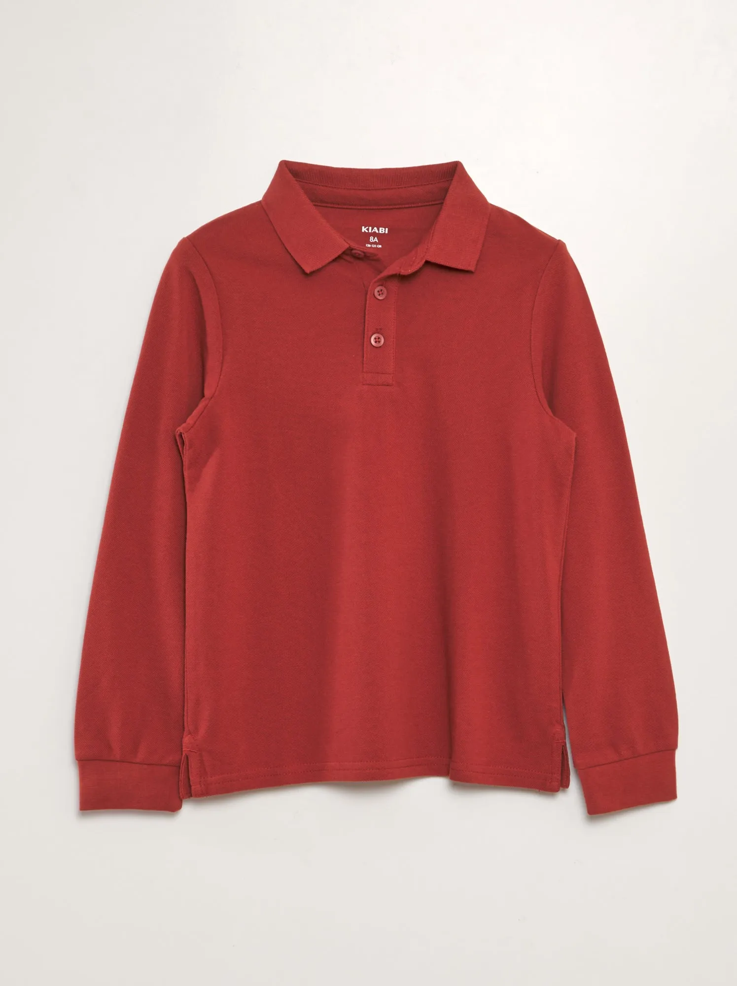 Polo a maniche lunghe - ROSSO