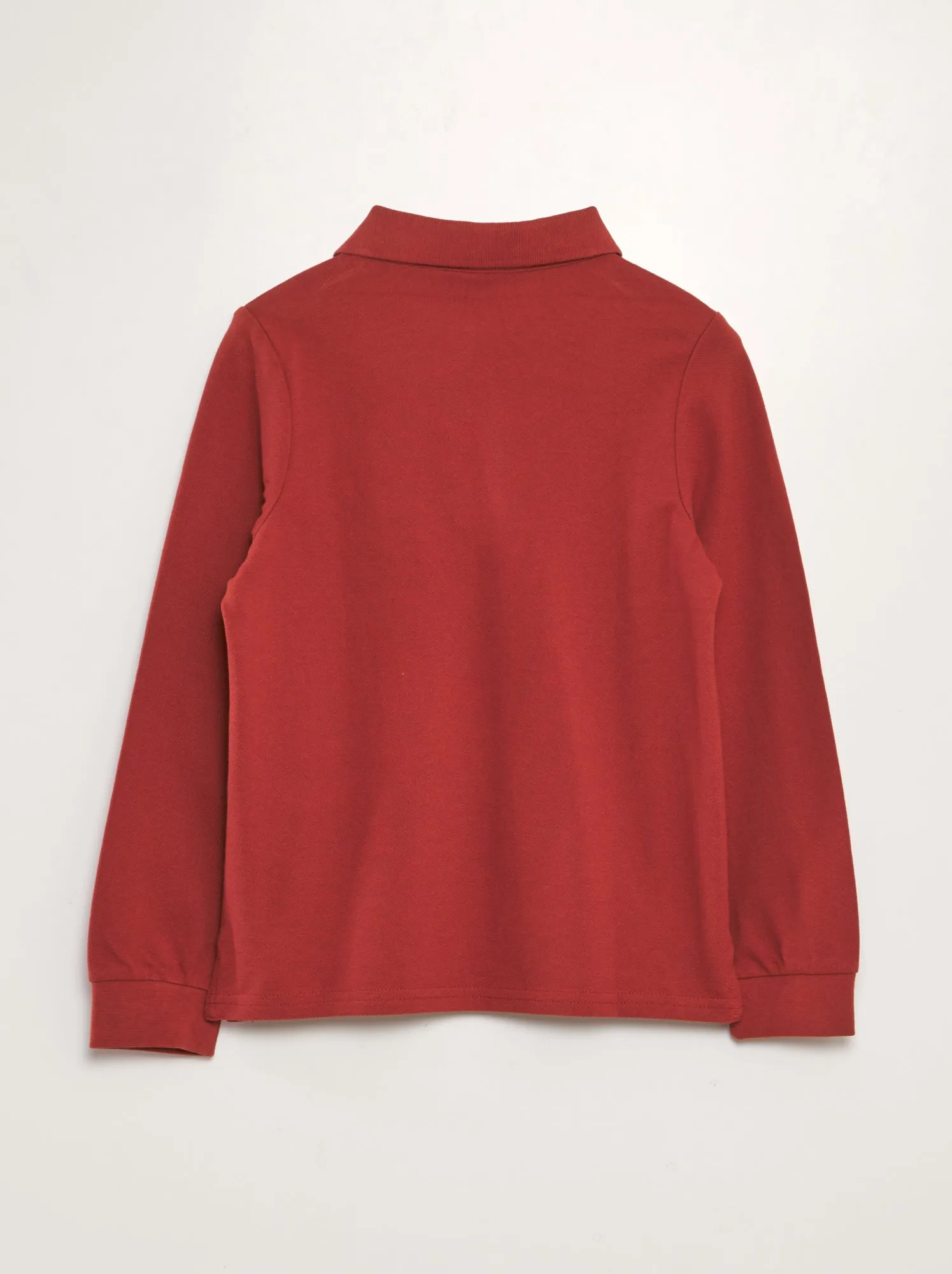 Polo a maniche lunghe - ROSSO