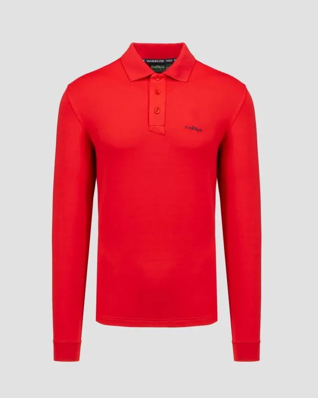 Polo da uomo a maniche lunghe Chervo Anguy