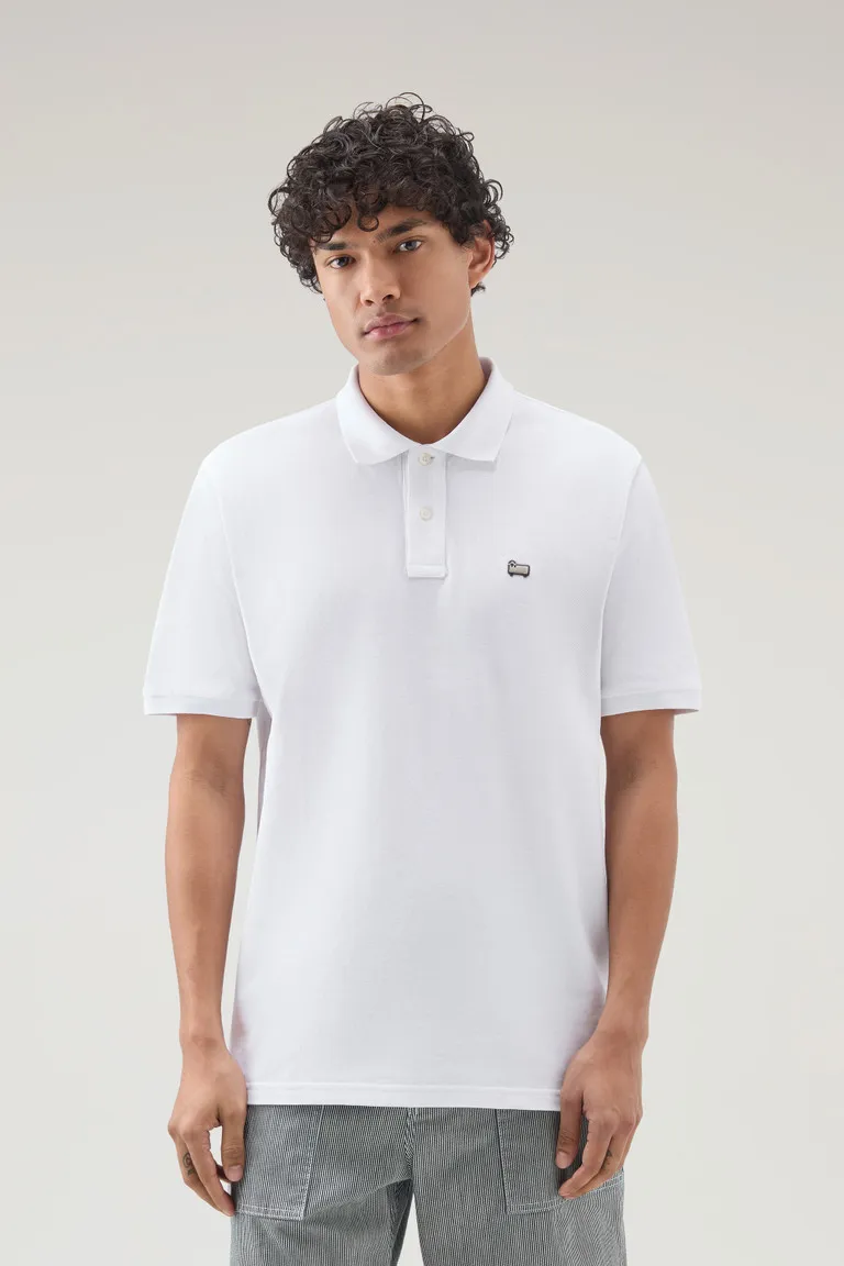 Polo in piquet di puro cotone                                                                                                   
