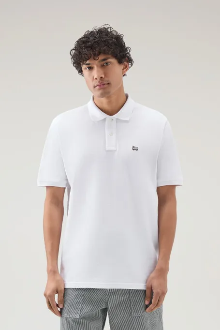 Polo in piquet di puro cotone                                                                                                   