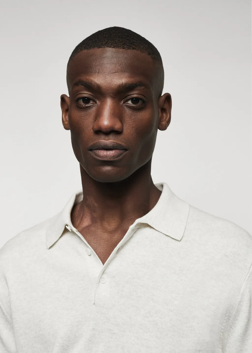 Polo maglia cotone maniche lunghe