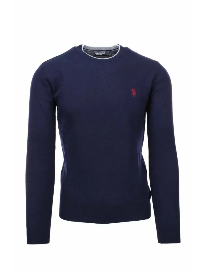 Pullover girocollo in lana