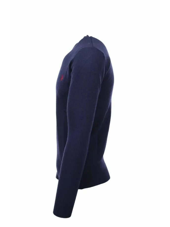Pullover girocollo in lana