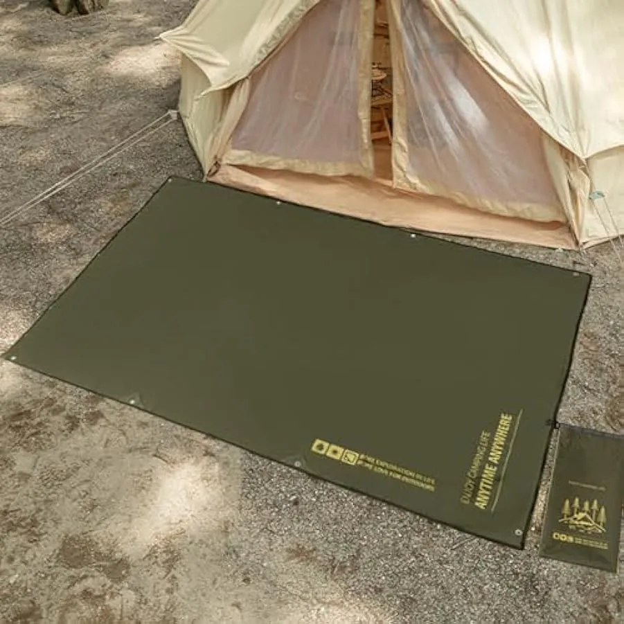 Qumiuu Tappetino da picnic – La fodera protettiva impermeabile ti mantiene caldo e asciutto,Tappetino per tenda con custodia, fo