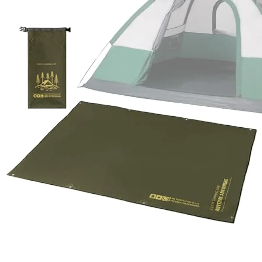 Qumiuu Tappetino da picnic – La fodera protettiva impermeabile ti mantiene caldo e asciutto,Tappetino per tenda con custodia, fo