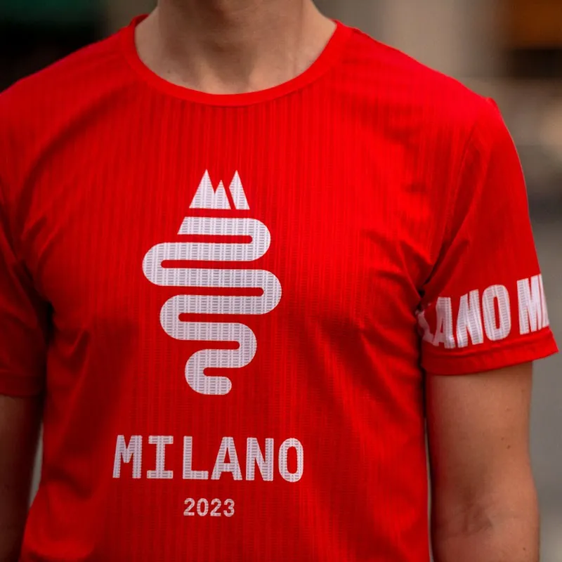 Race Maratona Milano Maglietta Uomo