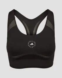 Reggiseno sportivo nero da donna Stella McCartney Asmc Tpr Pi Bra
