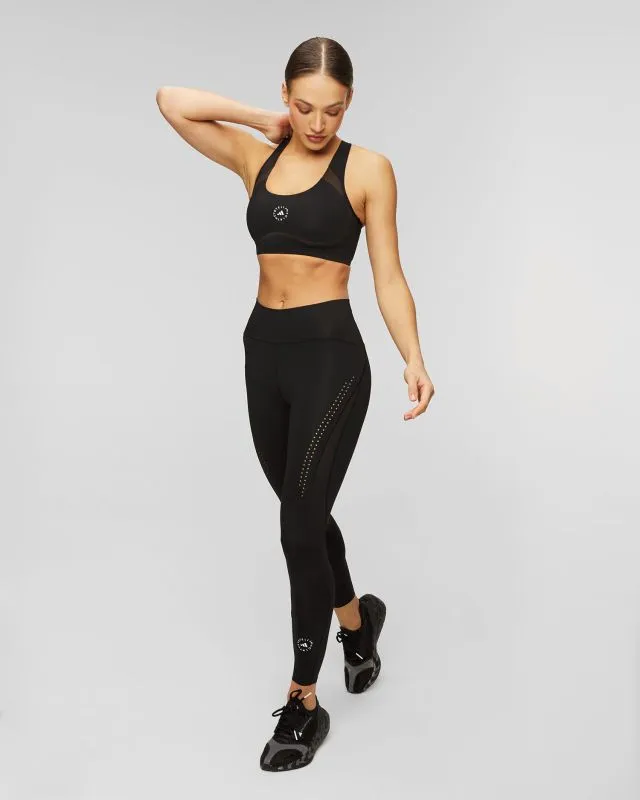 Reggiseno sportivo nero da donna Stella McCartney Asmc Tpr Pi Bra