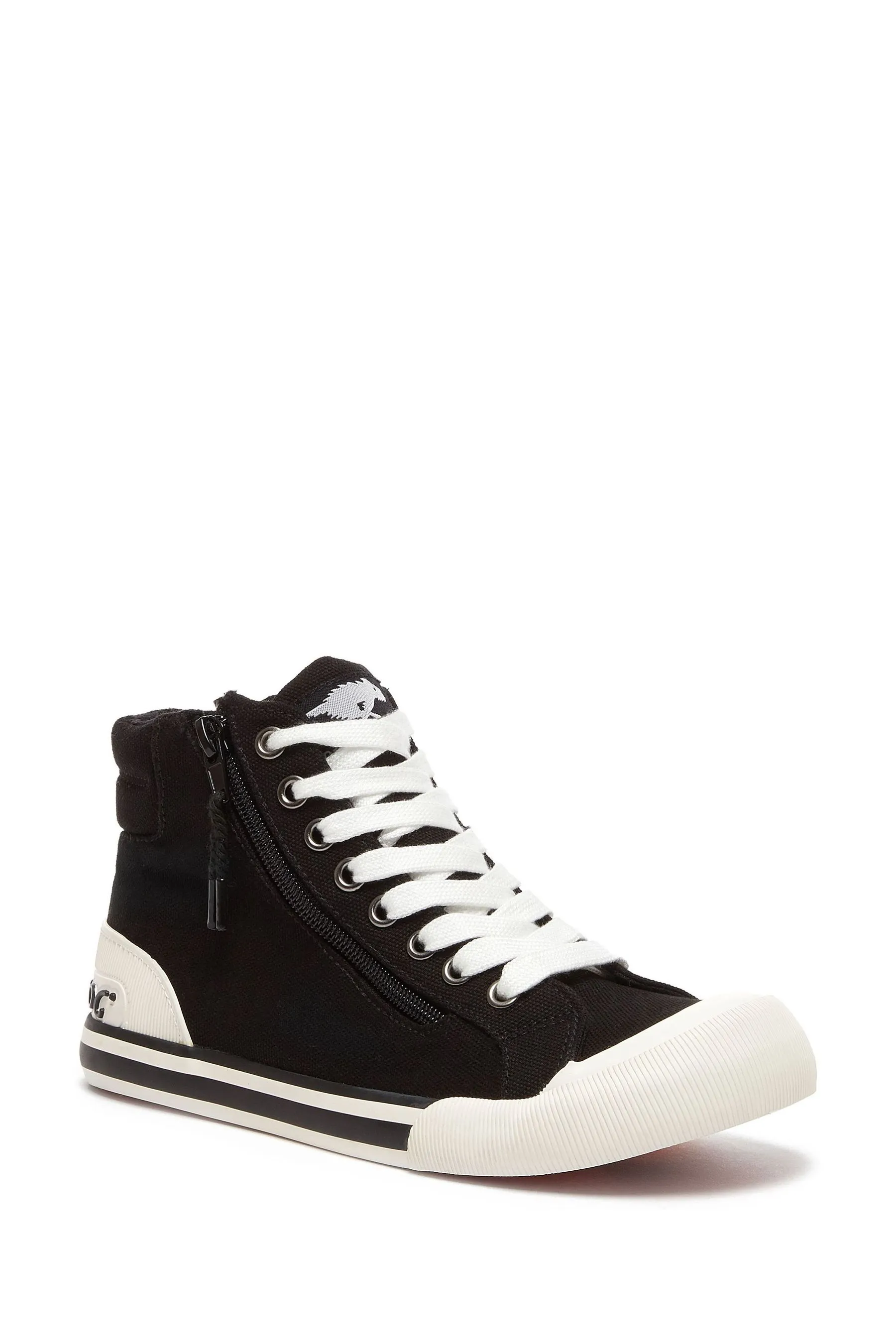 Rocket Dog - Jazzin Hi 10A - Nero in cotone di tela - Scarpette da ginnastica