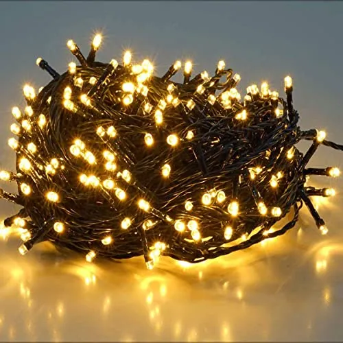 Salcar Led Stringa 25.7m 360 Leds, Led Catena di Luci con 8 Modi IP44 Impermeabile Interni ed Esterni, Led Catena Luminosa Natal