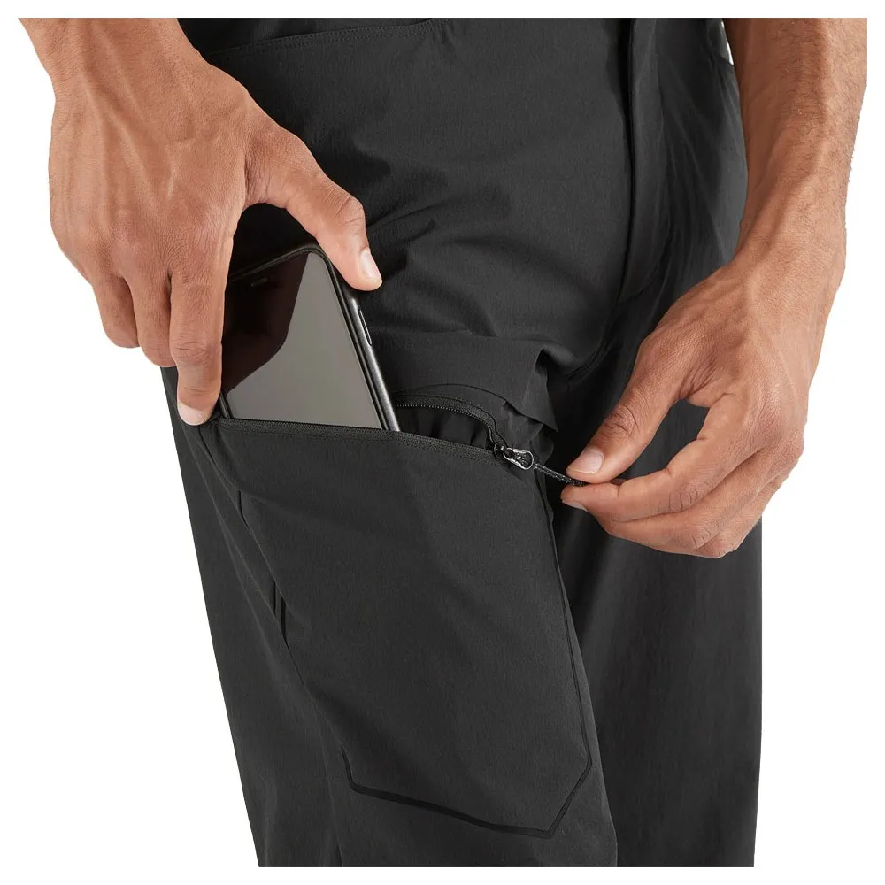 Salomon Pantaloni Trekking Wayfarer Nero Uomo