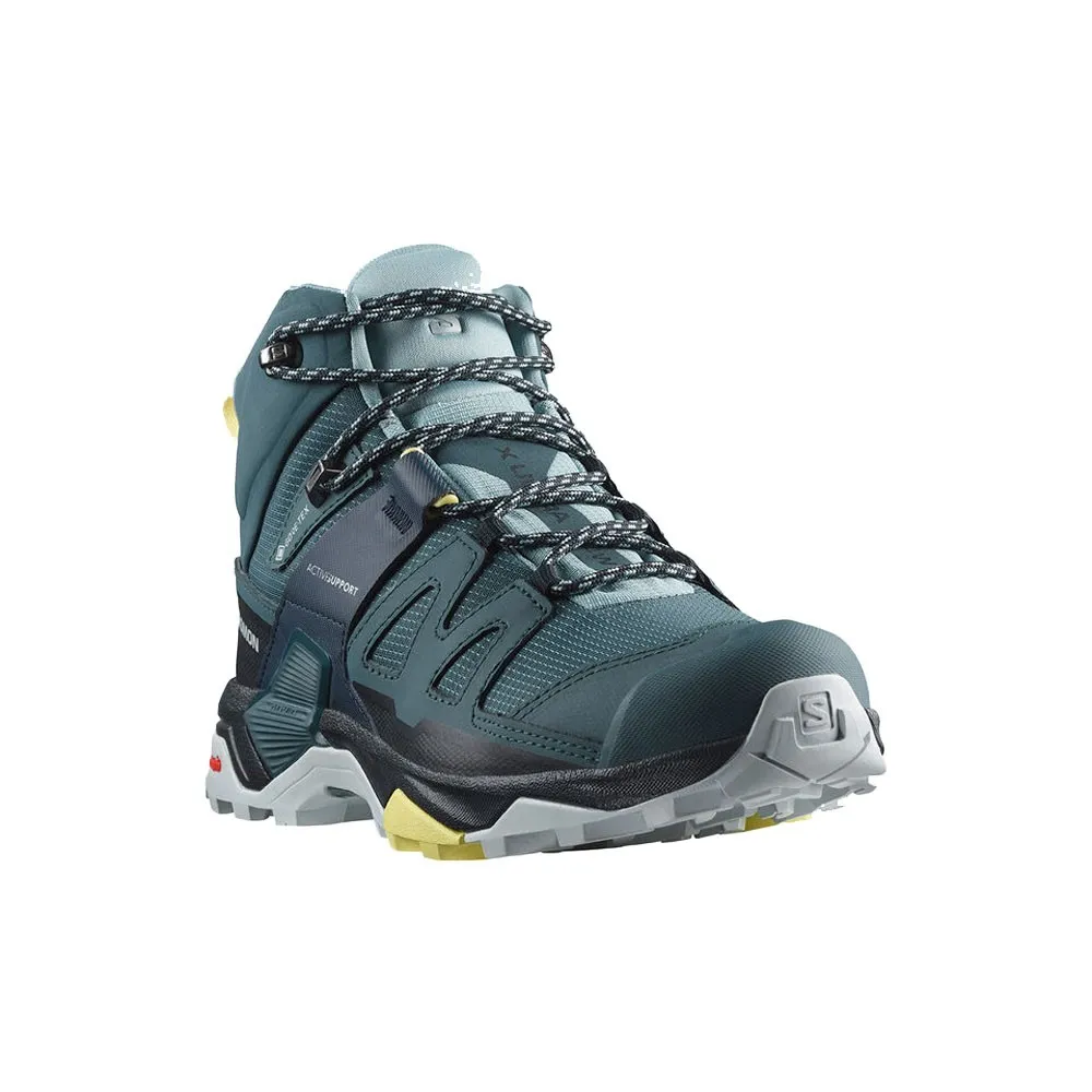 Salomon X Ultra 4 Mid GORE-TEX Nero Blu - Scarpe Trekking Donna