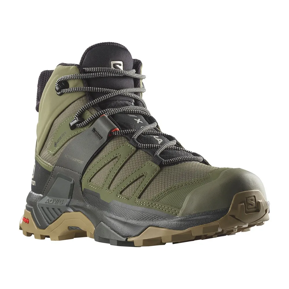 Salomon X Ultra 4 Mid Gore-Tex Verde - Scarpe Trekking Uomo