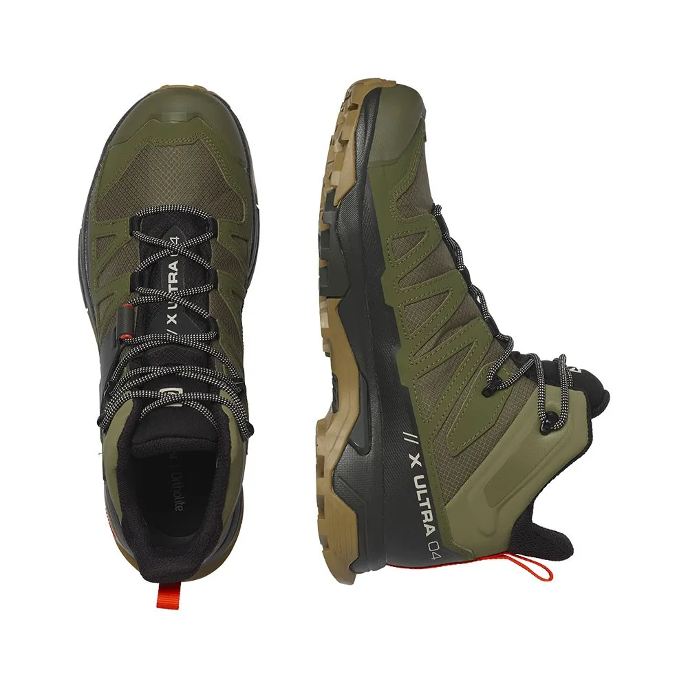 Salomon X Ultra 4 Mid Gore-Tex Verde - Scarpe Trekking Uomo