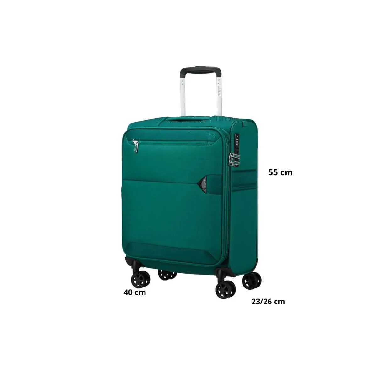 SAMSONITE BAGAGLIO A MANO KO7-005-04 URBIFY PINE GREEN  