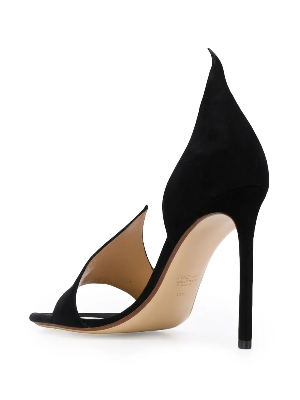 Sandali con tacco a stiletto in nero - donna