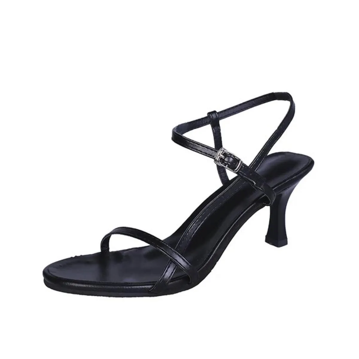 Sandali da donna Scarpe estive Tacchi alti Fasciatura con cinturino con fibbia Décolleté da donna Moda a spillo