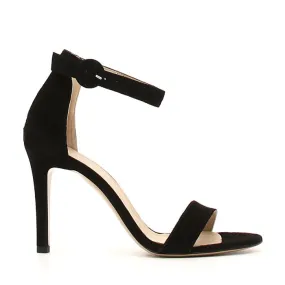 SANDALO DONNA NERO TACCO A SPILLO 1318-B NERO