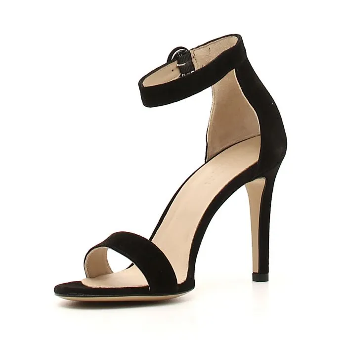 SANDALO DONNA NERO TACCO A SPILLO 1318-B NERO