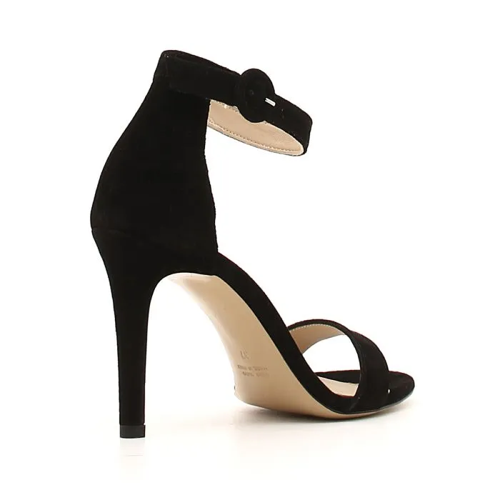 SANDALO DONNA NERO TACCO A SPILLO 1318-B NERO