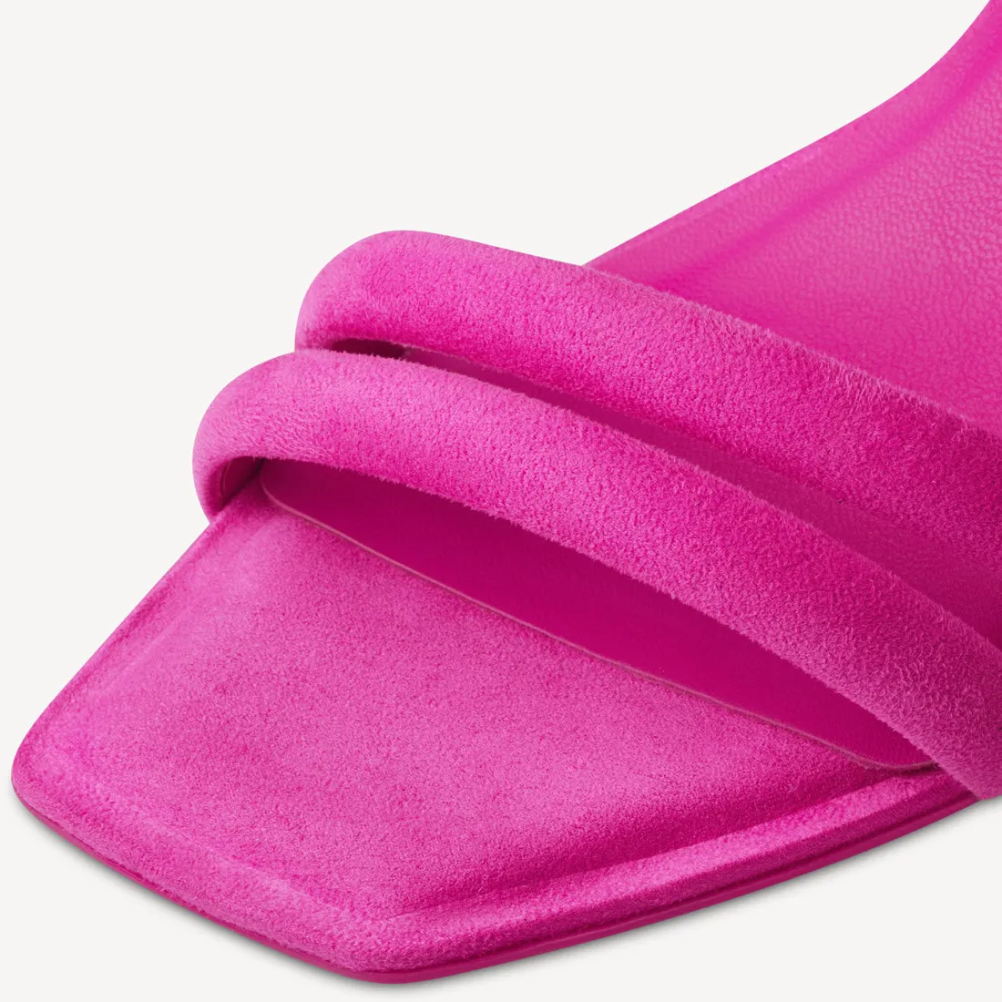 Sandalo vegano Tamaris fucsia con tacco alto a blocco