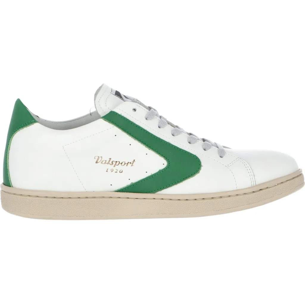 Scarpe Valsport Uomo Tournament Classic Nappa BIANCO VERDE